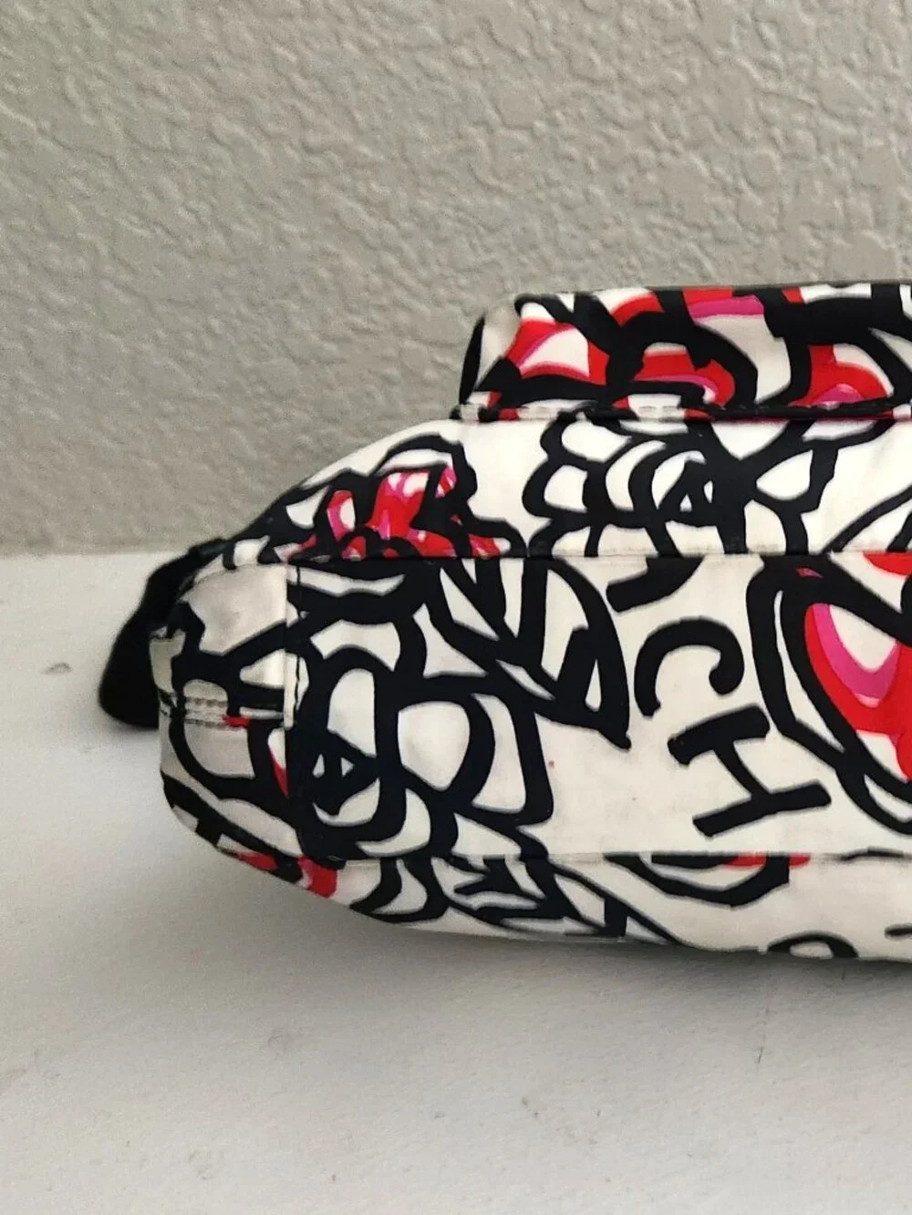 Euc Coach Poppy Graffitti Floral Shoulder Bag Purse
